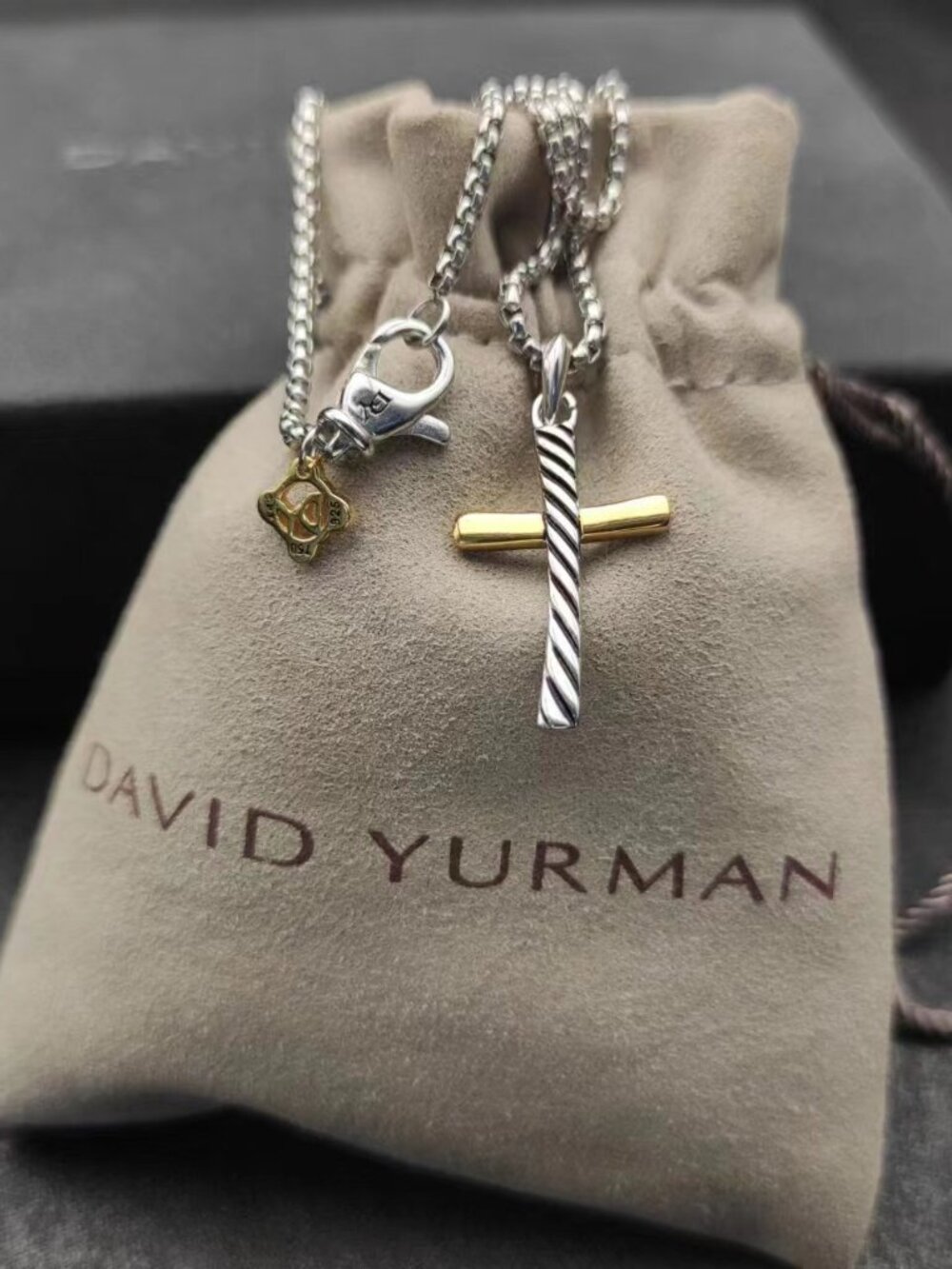 David Yurman 925 Silver Necklaces with Original Pouch - Picture 4 of 6